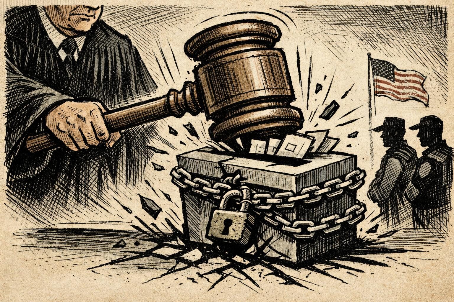 Judge blocks DHS election operations in nine states