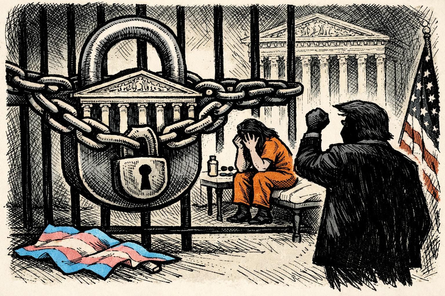 Supreme Court leaves block on Trump prison-care restrictions in place