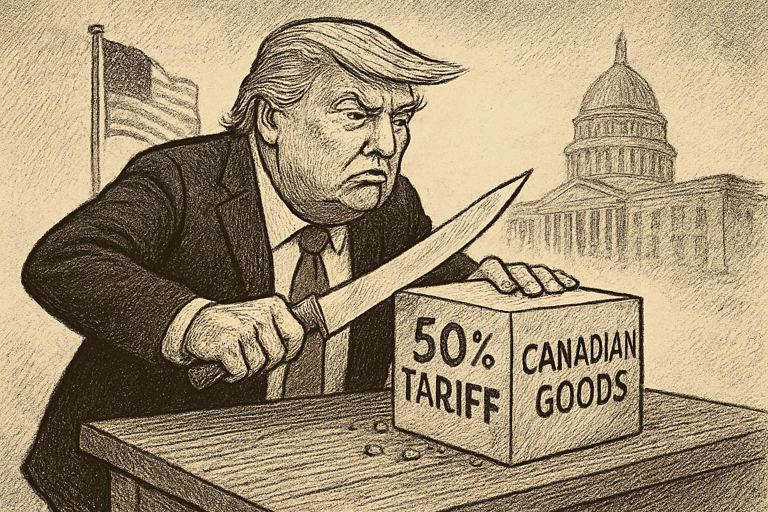 Trump carves out some Canadian goods from 50% tariffs as Maine race intensifies