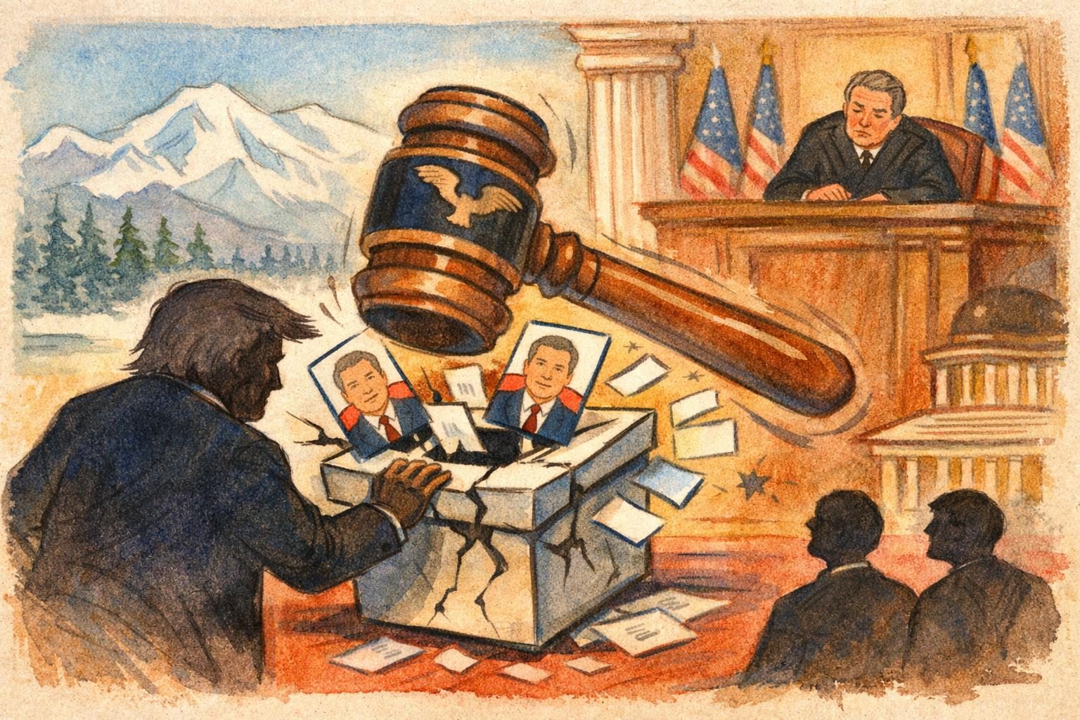 Trump&rsquo;s Alaska election lawsuit is a new escalation, not just rhetoric, in the fight over ballot confusion