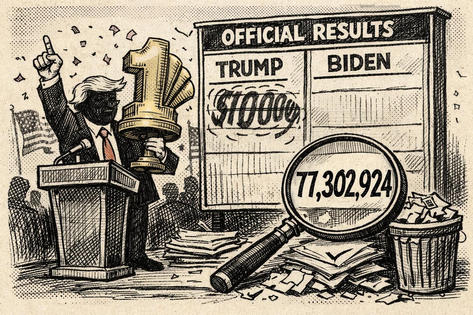 Trump&rsquo;s Florida rally claim about his 2024 vote total does not match official results