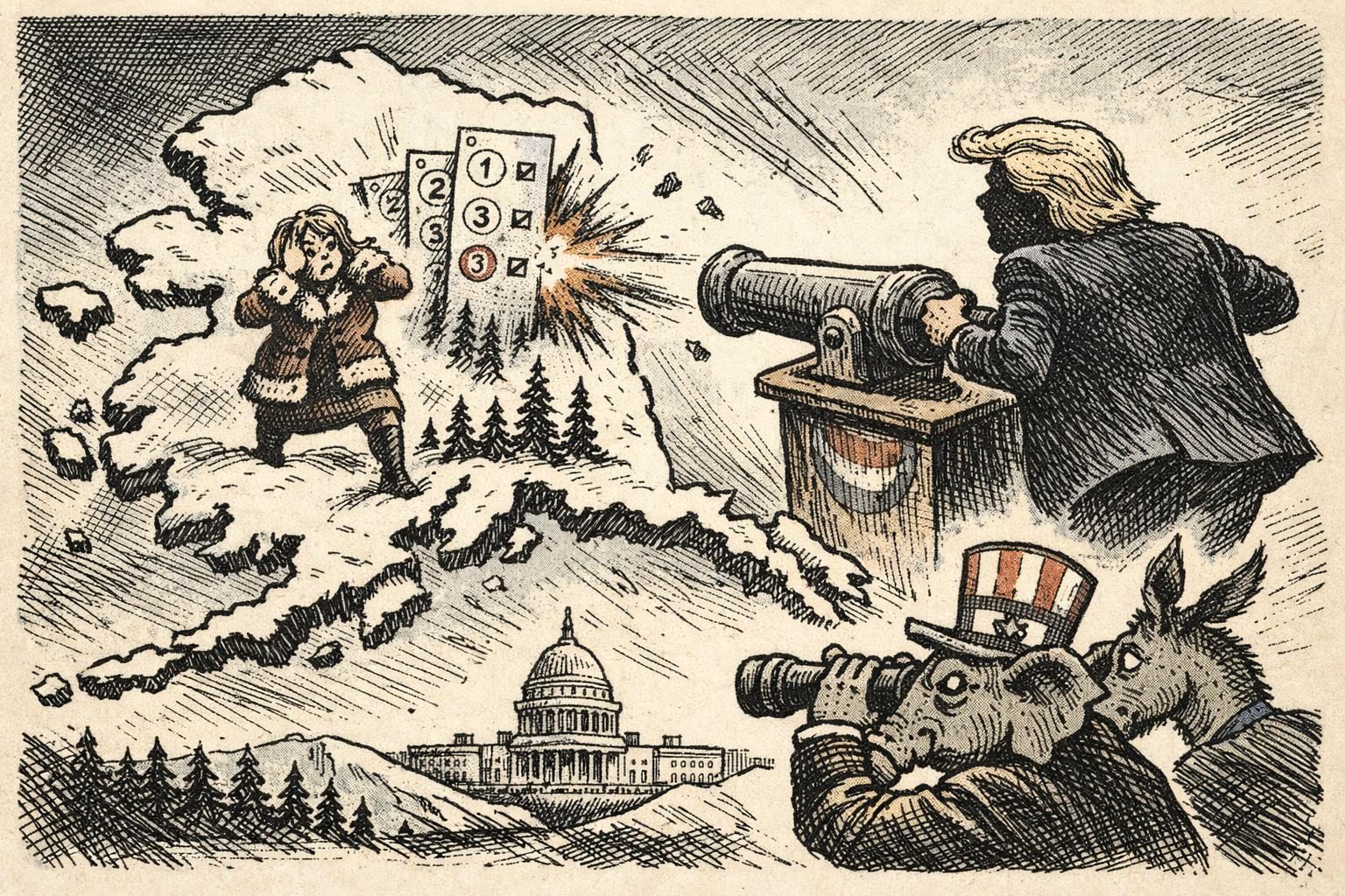 Trump&rsquo;s new Alaska broadside against Murkowski and ranked-choice voting underscores how the Senate race is being nationalized