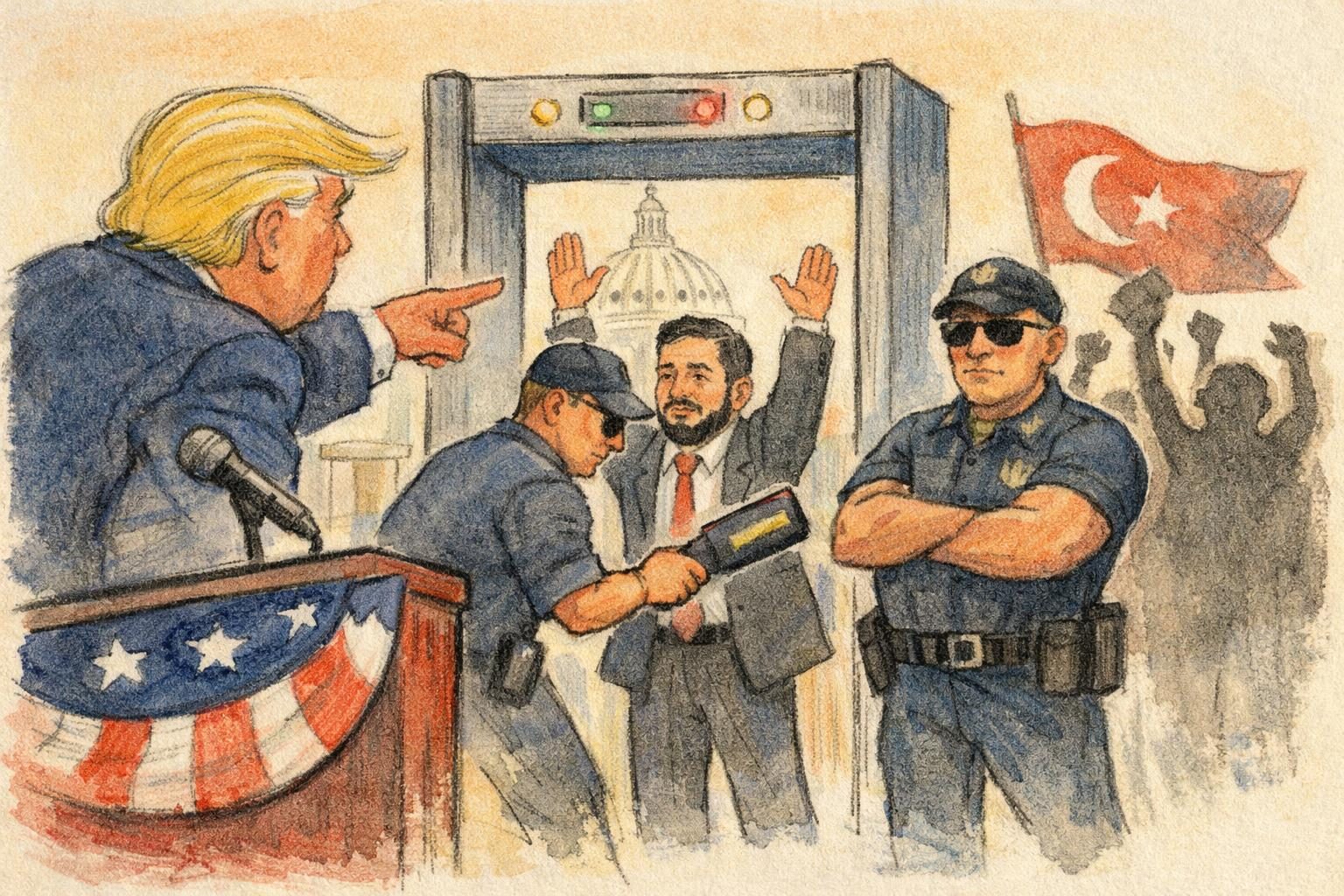 Watch: Trump Demands El-Sayed Be Forced Through Metal Detector at Senate If He Ends Up Winning