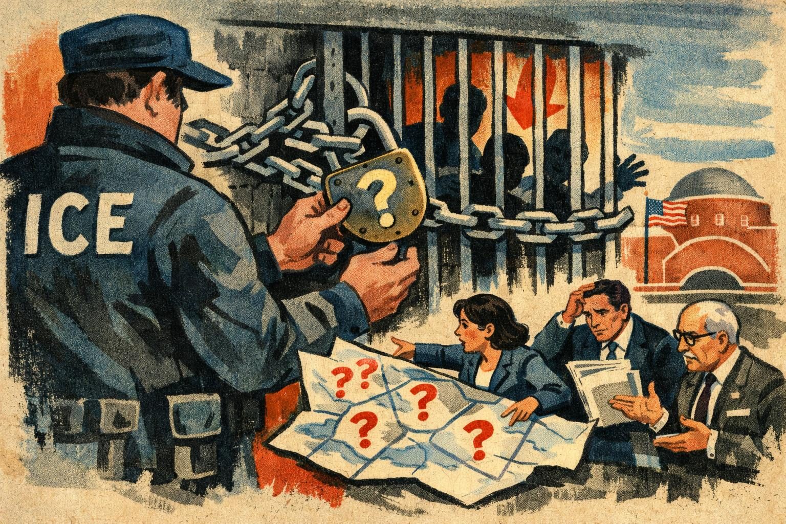 Immigrant legal groups sue over ICE detainee locator policy